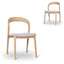 Natural Dining Chair - Naxos Beige (Set of 2)