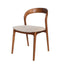 Walnut Dining Chair - Naxos Beige (Set of 2)