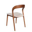 Walnut Dining Chair - Naxos Beige (Set of 2)