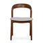 Walnut Dining Chair - Naxos Beige (Set of 2)