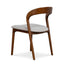 Walnut Dining Chair - Naxos Beige (Set of 2)