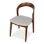 Walnut Dining Chair - Naxos Beige (Set of 2)