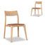 Natural Dining Chair - Naxos Tan (Set of 2)