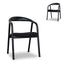 Dining Chair - Full Black (Set of 2)