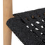 Natural Dining Chair - Naxos Charcoal Rope (Set of 2)