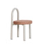 White Dining Chair - Russet Brown (Set of 2)