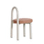 White Dining Chair - Russet Brown (Set of 2)