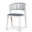 Sand White Outdoor Dining Chair - Grey (Set of 2)