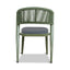 Army Green Outdoor Dining Chair - Grey (Set of 2)