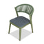 Army Green Outdoor Dining Chair - Grey (Set of 2)