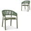 Outdoor Dining Chair - Army Green (Set of 2)