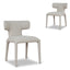 Dining Chair - Oatmeal Beige (Set of 2)