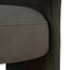Fabric Dining Chair - Dark Moss Green