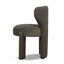 Fabric Dining Chair - Dark Moss Green