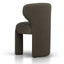 Fabric Dining Chair - Dark Moss Green