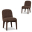 Black Dining Chair - Verona Cinnamon Weave (Set of 2)