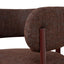 Dark Red Dining Chair - Moss Brown (Set of 2)