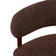 Dark Red Dining Chair - Moss Brown (Set of 2)