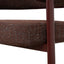 Dark Red Dining Chair - Moss Brown (Set of 2)