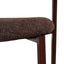 Red Dining Chair - Moss Brown (Set of 2)