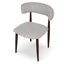 Walnut Dining Chair - Clay Beige (Set of 2)