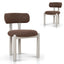Cream Dining Chair - Verona Cinnamon Weave (Set of 2)