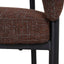 Black Dining Chair - Moss Brown (Set of 2)