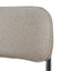 Chrome Dining Chair - Henry Beige (Set of 2)
