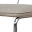 Chrome Dining Chair - Henry Beige (Set of 2)