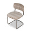 Chrome Dining Chair - Coconut Stripe (Set of 2)