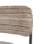 Chrome Dining Chair - Coconut Stripe (Set of 2)