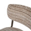 Chrome Dining Chair - Coconut Stripe (Set of 2)