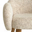 Natural Dining Chair - Honeycomb White