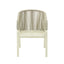 Grey Rattan Outdoor Dining Chair - Grey Cushion (Set of 2)
