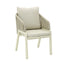 Grey Rattan Outdoor Dining Chair - Grey Cushion (Set of 2)