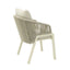 Grey Rattan Outdoor Dining Chair - Grey Cushion (Set of 2)