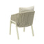 Grey Rattan Outdoor Dining Chair - Grey Cushion (Set of 2)