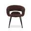 Black Dining Chair - Moss Brown (Set of 2)