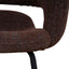 Black Dining Chair - Moss Brown (Set of 2)