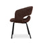 Black Dining Chair - Moss Brown (Set of 2)