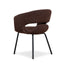 Black Dining Chair - Moss Brown (Set of 2)