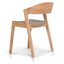 Natural Dining Chair - Latte Seat (Set of 2)
