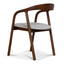 Walnut Dining Chair - Naxos Beige (Set of 2)