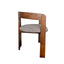 Distressed Walnut Dining Armchair - California Taupe (Set of 2)