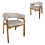 Natural Dining Armchair - Califonia Beige (Set of 2)