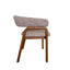 Distressed Walnut Dining Armchair - California Taupe (Set of 2)