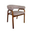 Distressed Walnut Dining Armchair - California Taupe (Set of 2)