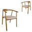Natural Dining Armchair - Califonia Beige (Set of 2)