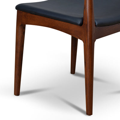 Elbow Dining Chair - Dark Brown (Set of 2)