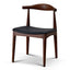 Elbow Dining Chair - Dark Brown (Set of 2)